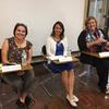 October 2018: How can I prepare for graduate school? L-R: Caroline Tancredy, Lexi Hanna, Nicole Allen